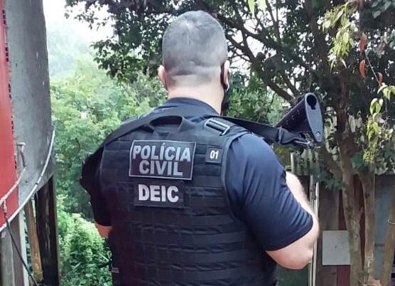 A operação é da Delegacia de Repressão ao Crime Organizado (DRACO) da Diretoria Estadual de Investigações Criminais (DEIC/PCSC)  | Foto Divulgação/Polícia Civil