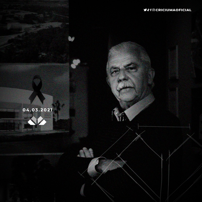 Morre o arquiteto Manoel Coelho, responsável pela criação do escudo do Criciúma