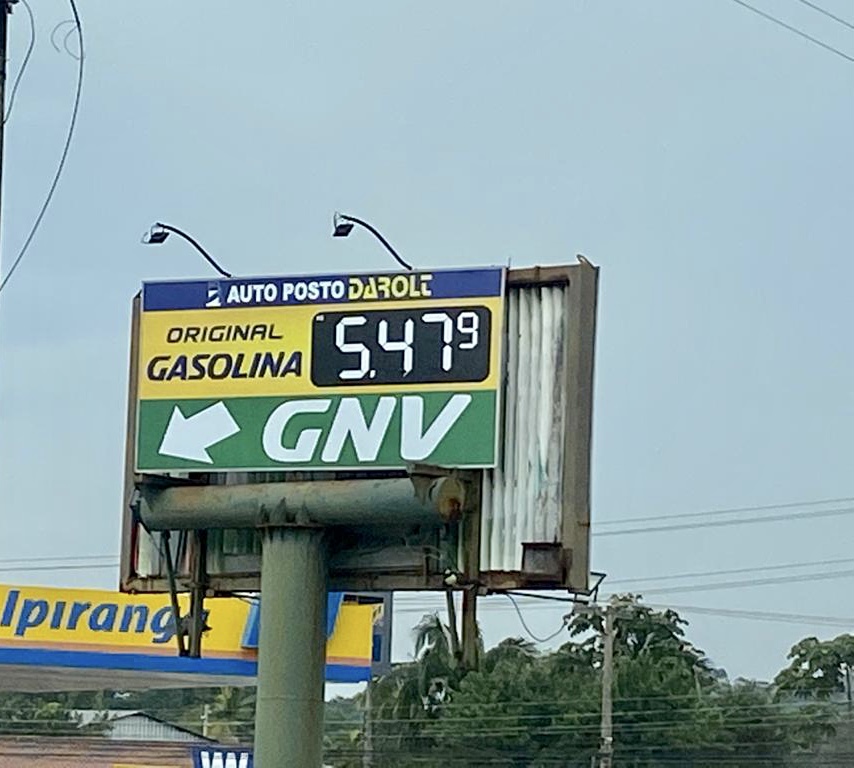 Preço da gasolina chega a R$ 5,47 o litro em Criciúma