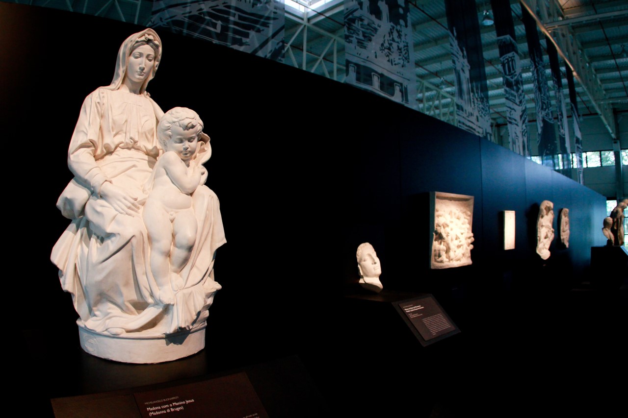 A exposição inédita “A Beleza na Escultura de Michelangelo” estará aberta para visitação pública no Villa Romana Shopping | Foto Divulgação
