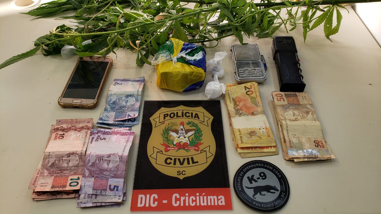Vídeo: mais de 60 policiais nas ruas de Criciúma em operação de combate ao tráfico de drogas