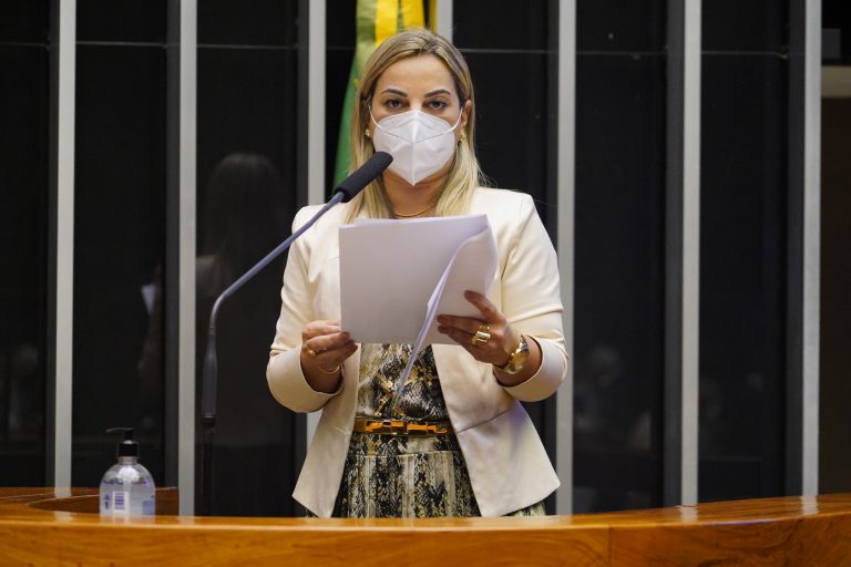 Policial Katia Sastre, relatora do projeto. Foto: Câmara dos Deputados. 