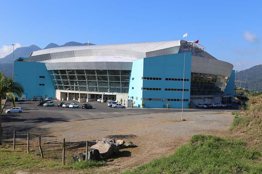 Estrutura será levantada nos fundos da Arena Jaraguá | Foto: Lucas Pavin/Avante! Esportes