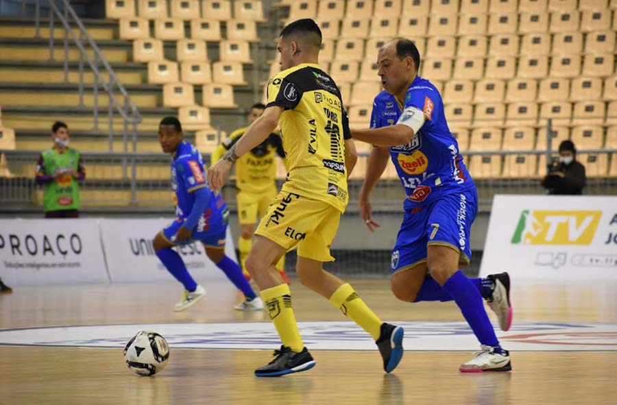 Equipes já se enfrentaram duas vezes na temporada | Foto: Paulinho Sauer/Jaraguá Futsal