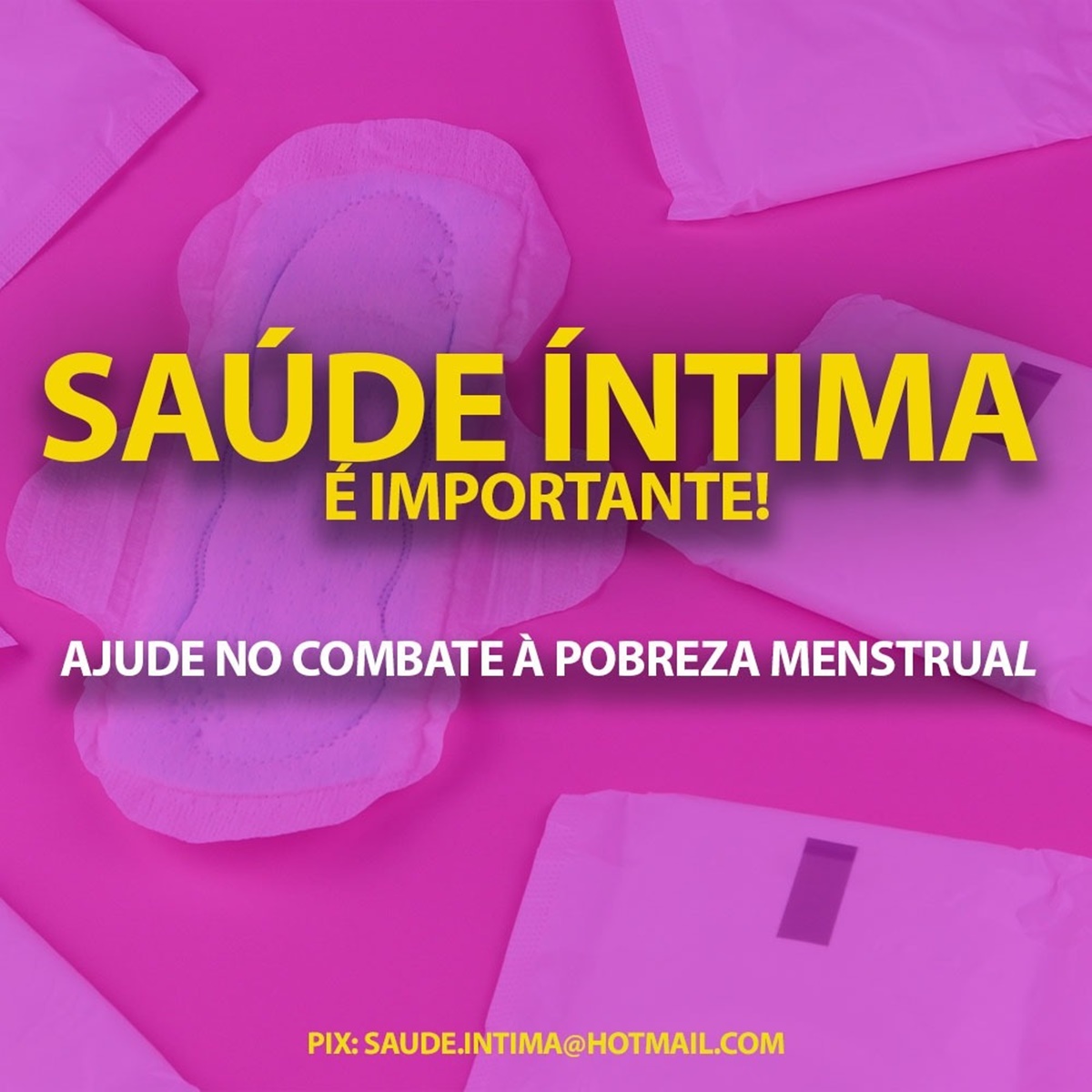 Campanha é lançada para combater a pobreza menstrual em Blumenau