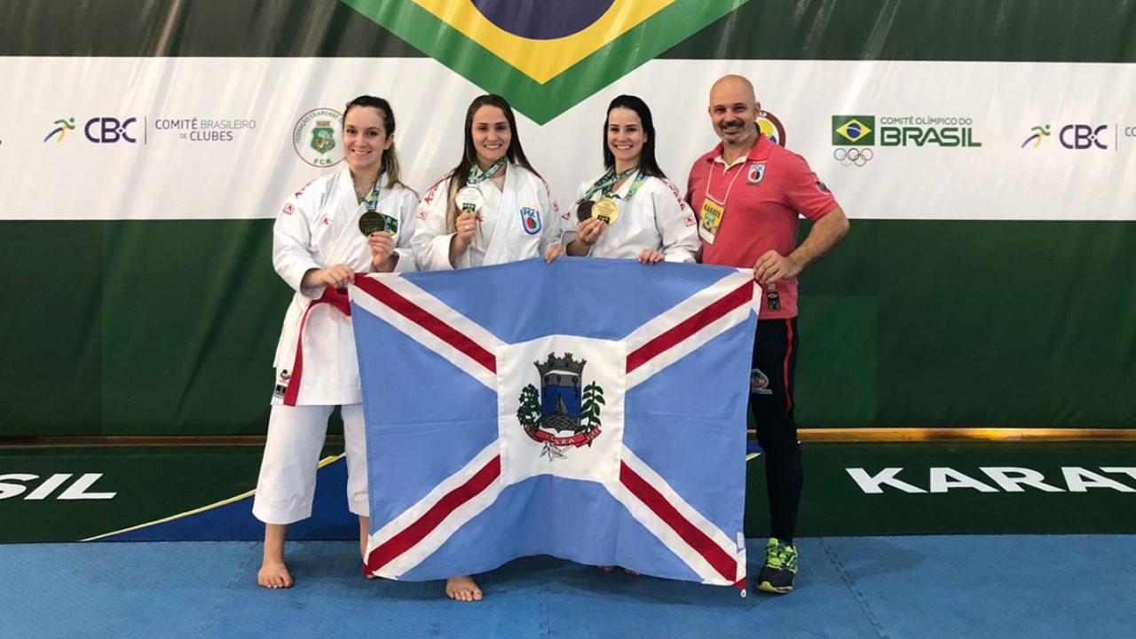 Karatecas de Içara conquistam quatro medalhas no Ceará