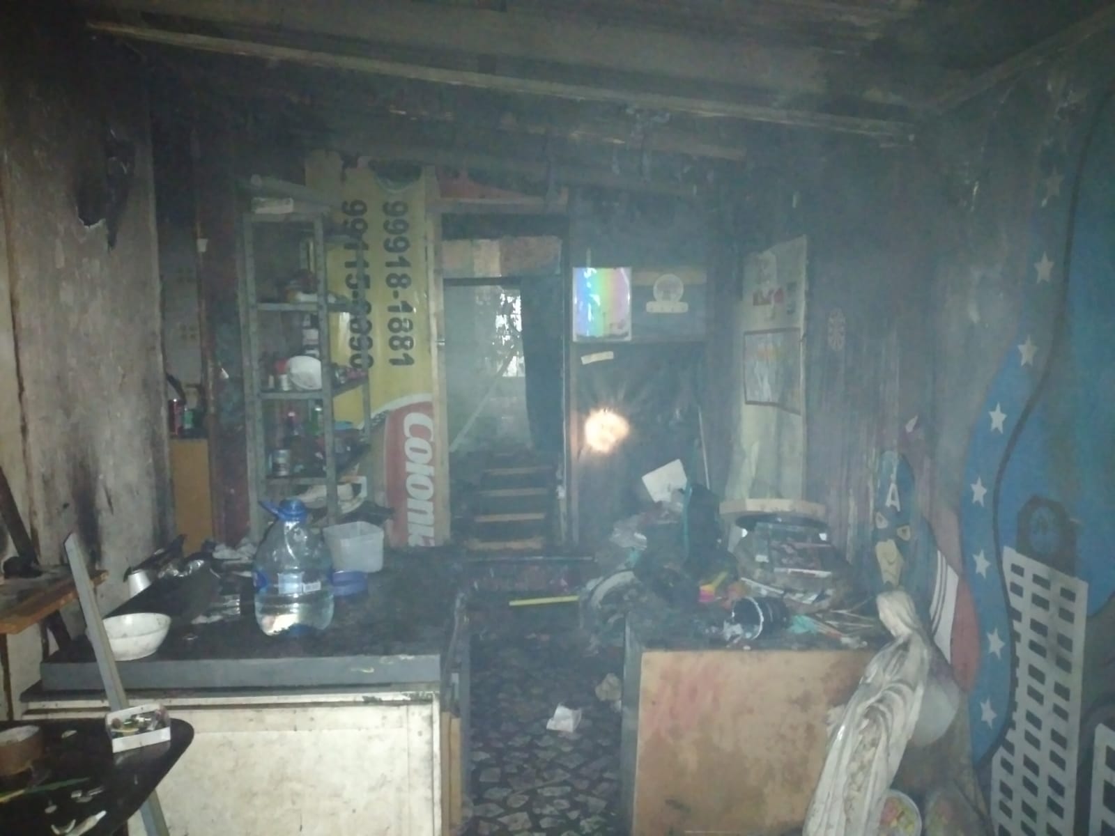 Incêndio atinge residência em Araranguá