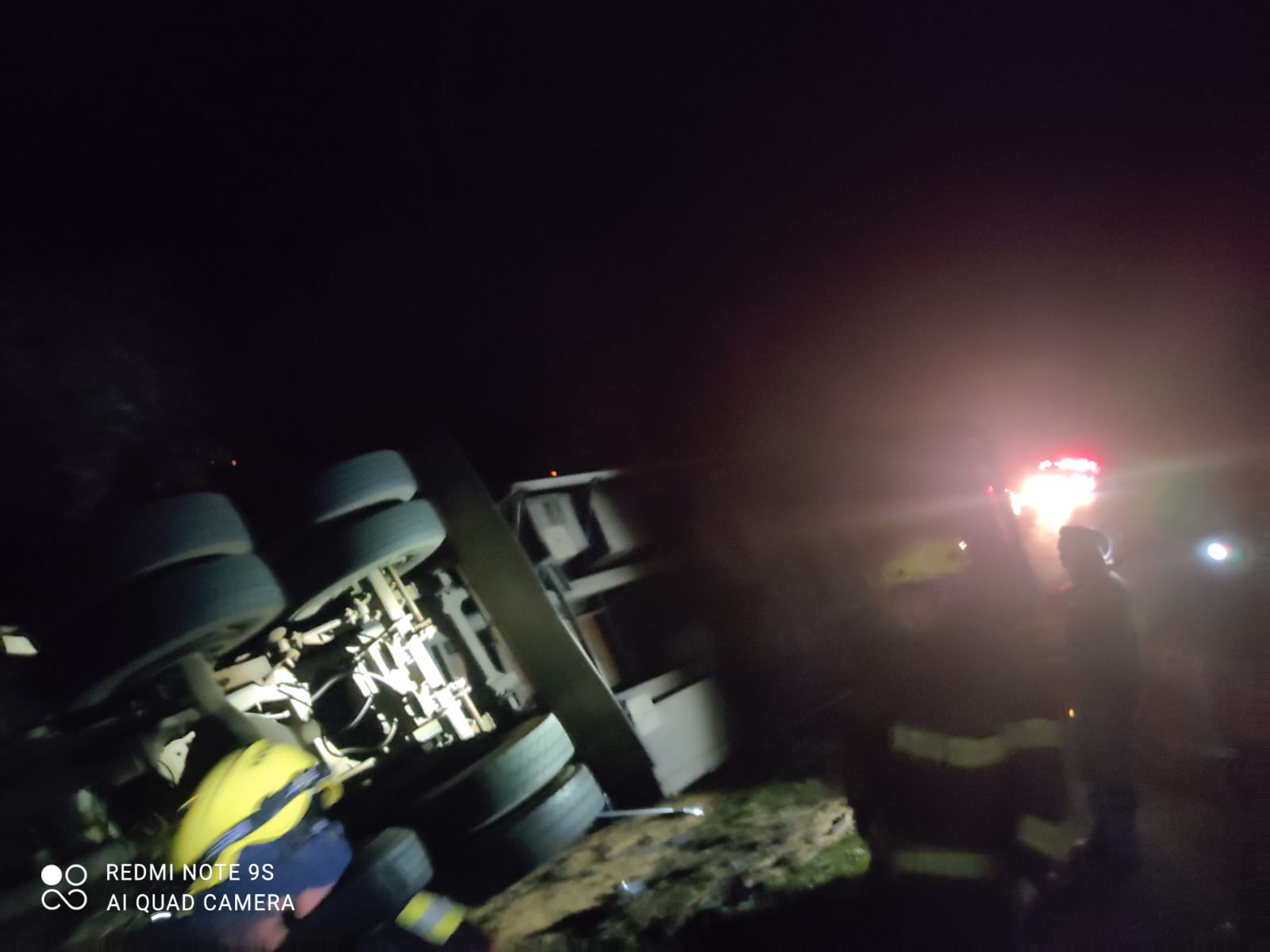 Acidente ocorreu na noite da última segunda-feira (2) | Foto: Corpo de Bombeiros