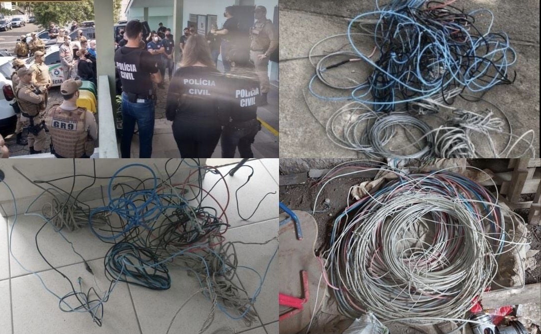 Flashover: Operação é realizada para combater furtos e receptação de cabos de energia em Criciúma