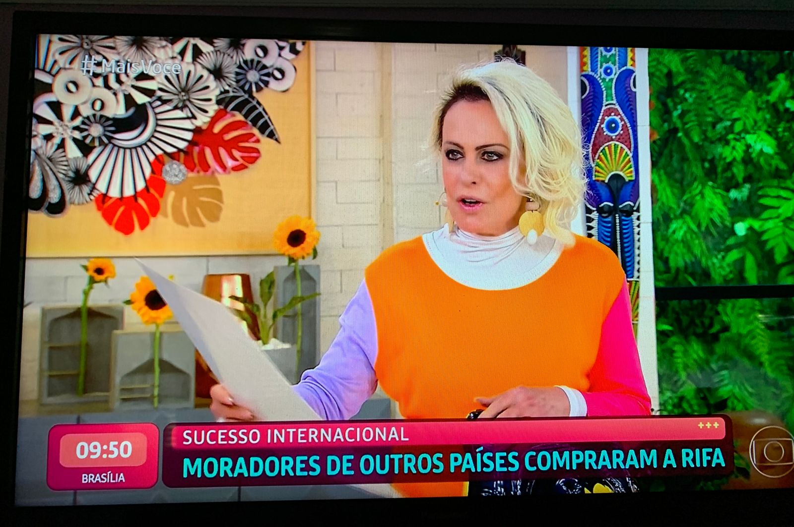 Vídeo: Rifa da Fazendinha ganha destaque nacional no programa Ana Maria Braga, da rede Globo