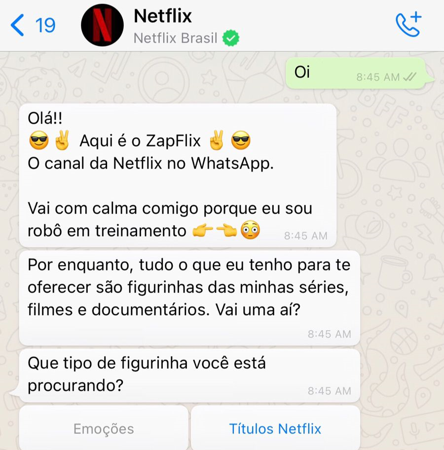 Zapflix: veja como receber figurinhas dos seus filmes e séries favoritos da  Netflix no WhatsApp