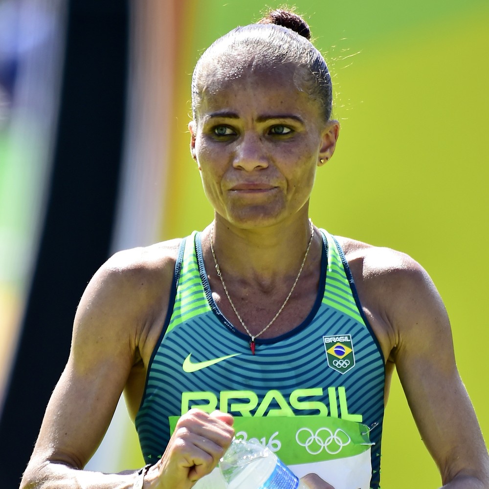Graciete Santana durante as Olimpíadas do Rio | Foto: Divulgação/CBAt