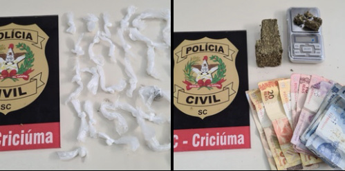 DIC de Criciúma realiza operação de repressão ao tráfico de drogas nas imediações do trilho