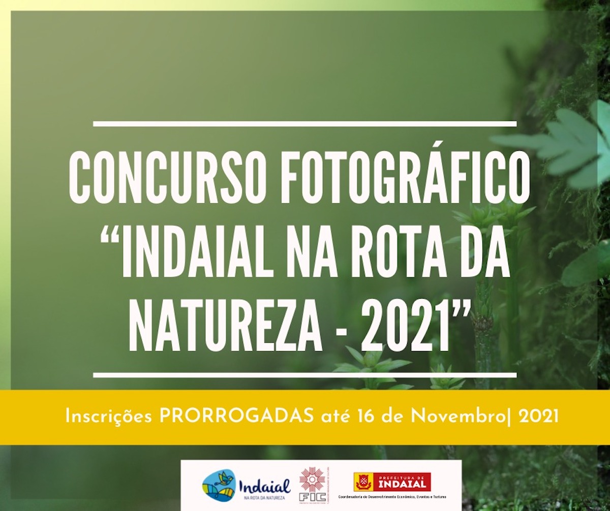 Concurso Fotográfico “Indaial na Rota da Natureza” é prorrogado para até 16 de novembro