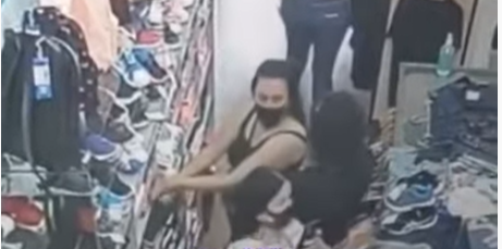 Vídeo: Mulheres furtam roupas de loja esportiva no Centro de Criciúma