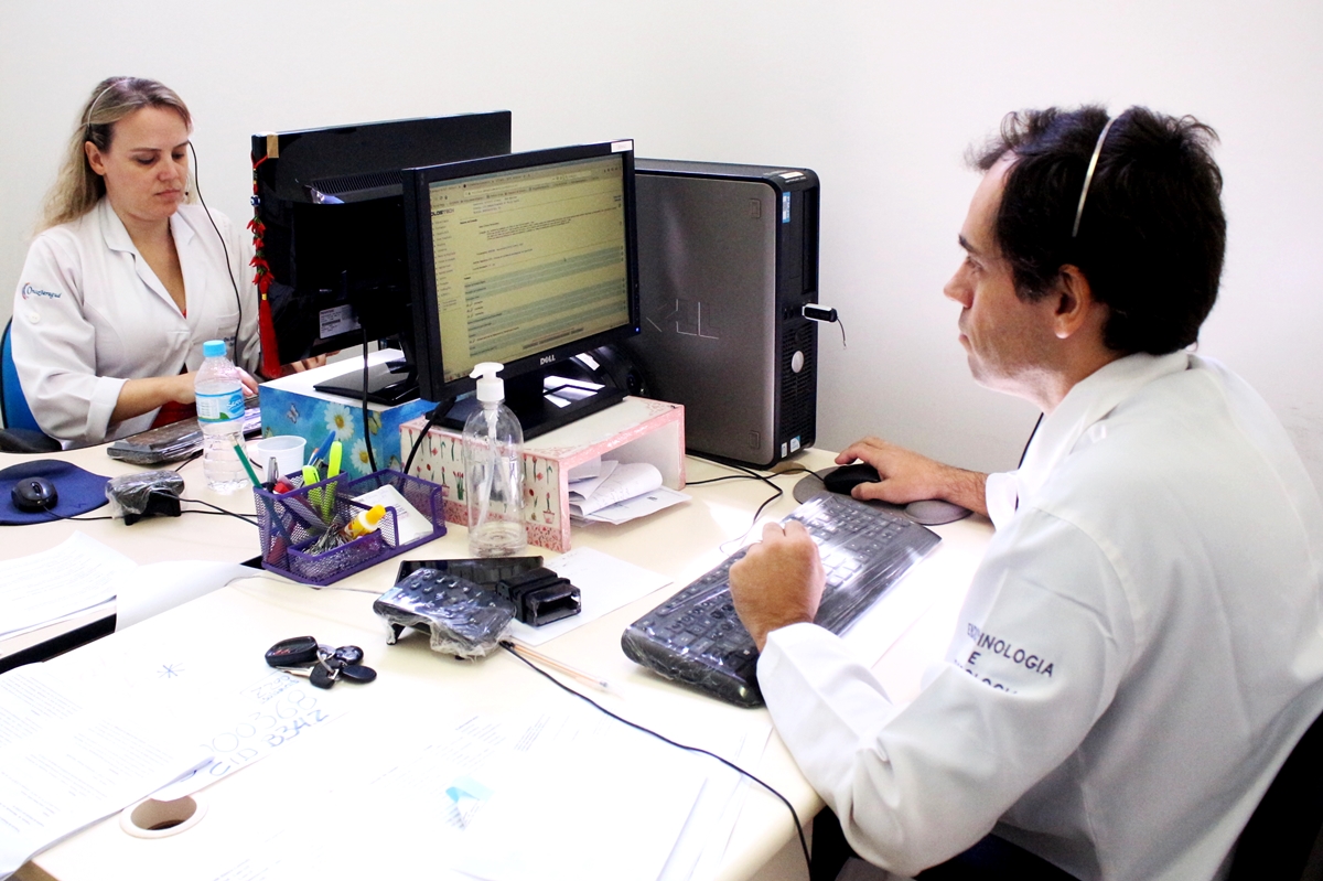 A Prefeitura de Jaraguá do Sul adotou a Telemedicina na Central de Monitoramento Covid | Foto Eduardo Montecino/PMJS