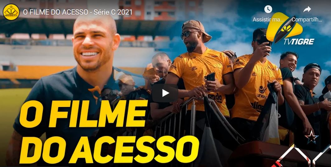 Criciúma lança "O Filme do Acesso" em comemoração ao retorno do clube a Série B