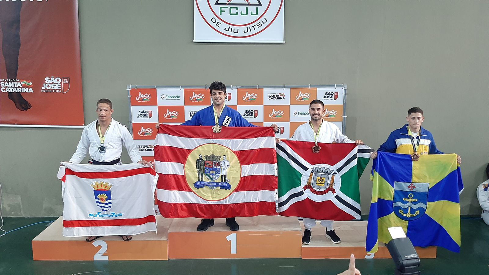 Criciúma conquista nove medalhas no boxe e jiu jitsu dos Jogos Abertos de Santa Catarina