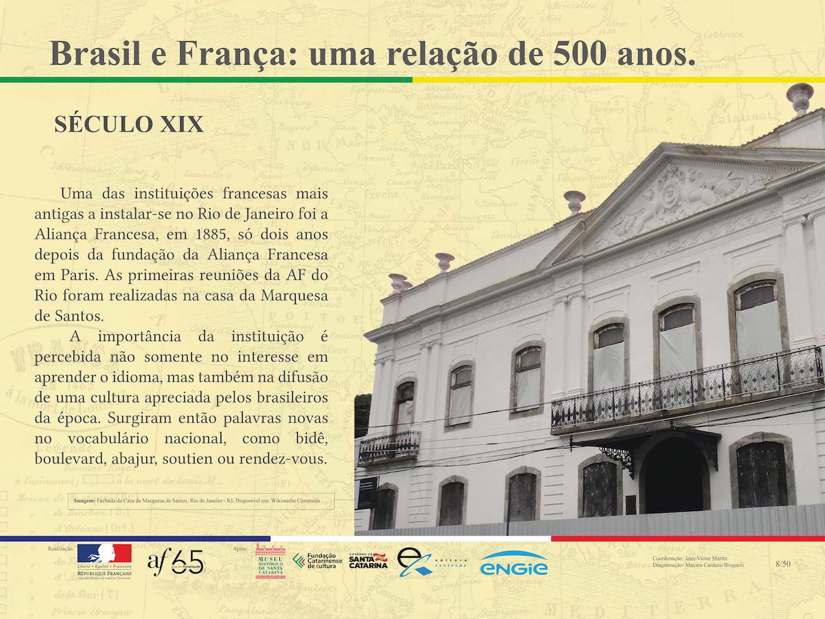 Aliança Francesa traz para Blumenau a exposição “Brasil e França: uma relação de 500 anos”