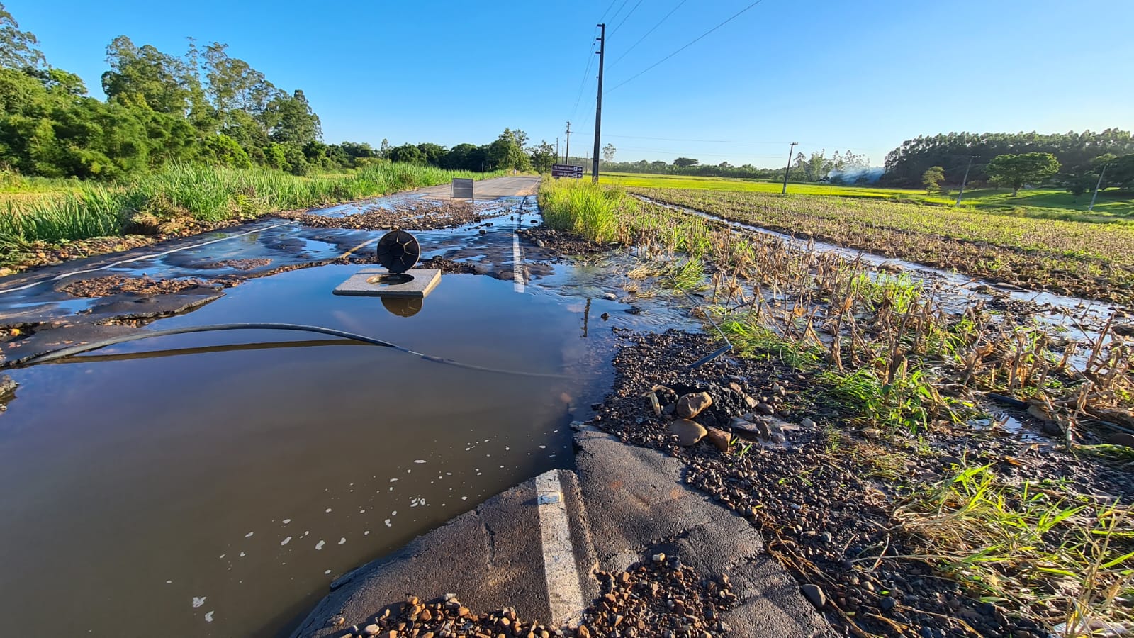 Rompimento de adutora pode causar desabastecimento de água em Criciúma e mais seis cidades da região