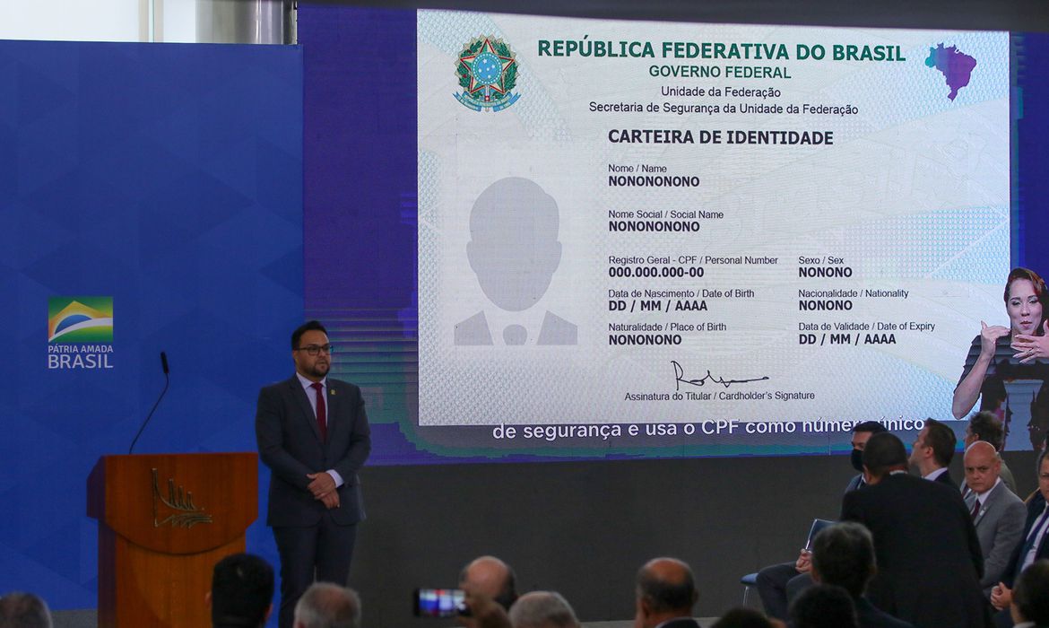 Solenidade de lançamento da Carteira de Identidade Nacional. Foto: Fabio Rodrigues Pozzebom/Agência Brasil