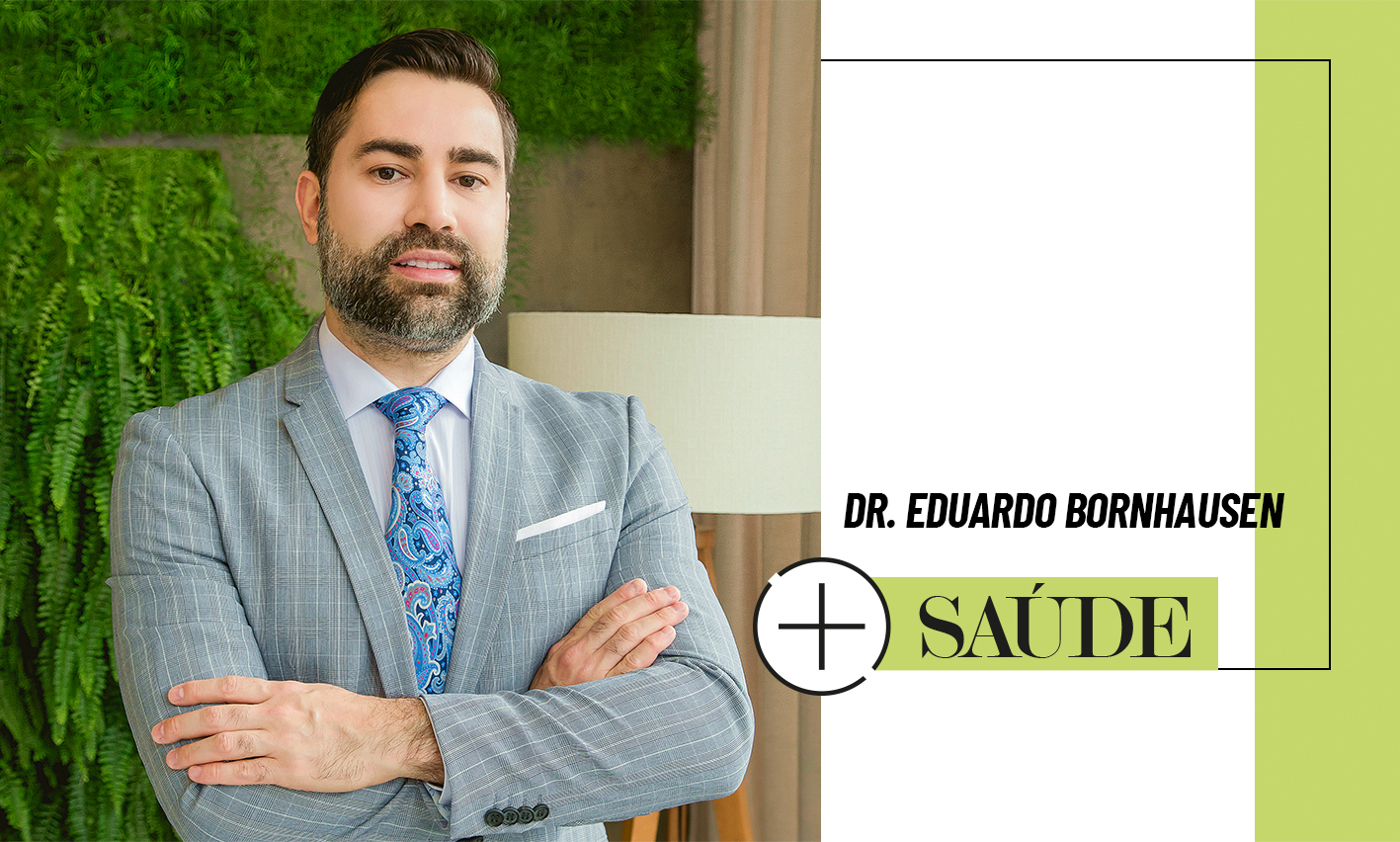 Dermatologista Dr. Eduardo Bornhausen, membro da Sociedade Brasileira de Dermatologia