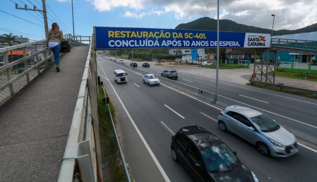 70% das rodovias estaduais estão em boas condições, diz governo catarinense