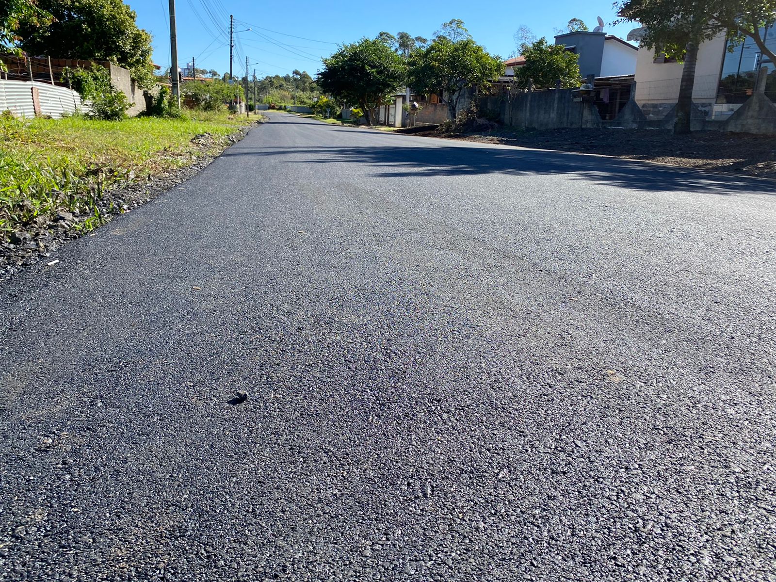 Pavimentação nas ruas do bairro Monte Castelo e Anthurium está concluída