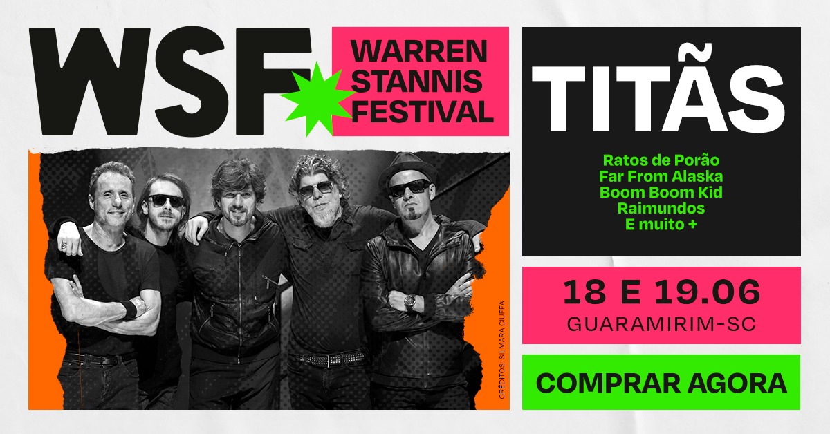 Com mais de 30 anos de carreira a banda Titãs confirma presença no Warren Stannis Festival