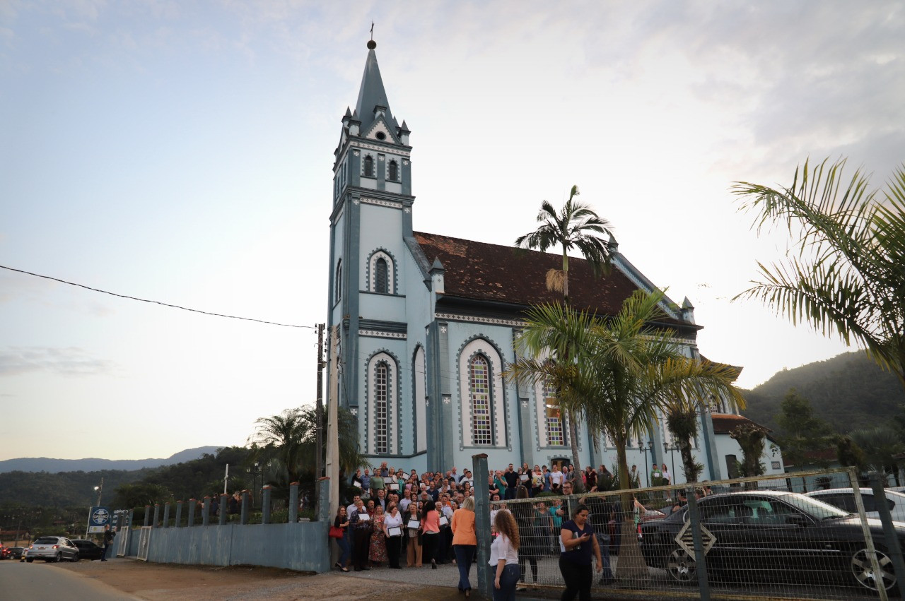 Emoção marca os 100 anos da Igreja Santo Estêvão em Jaraguá do Sul