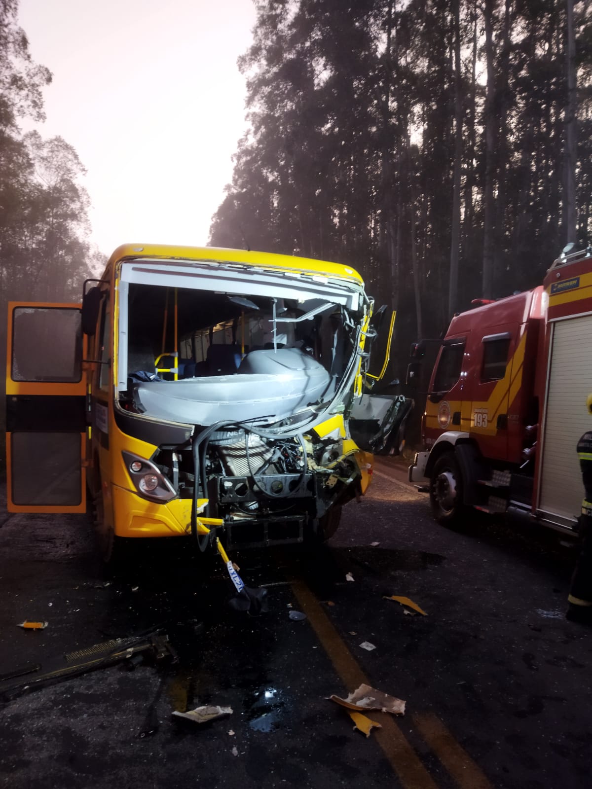 Colégio Satc se solidariza com as famílias das crianças envolvidas em acidente com ônibus escolar