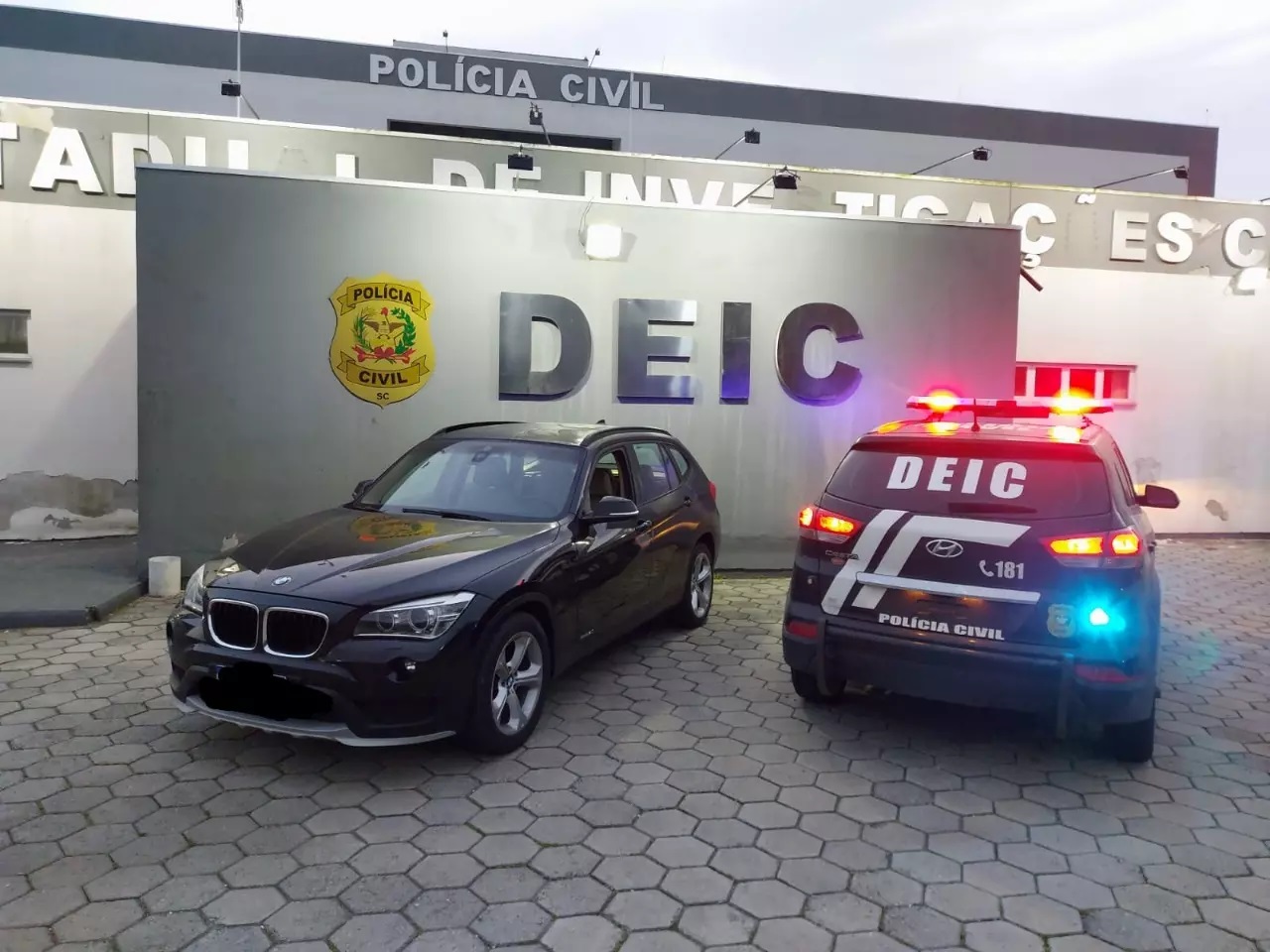 Operação teve início nesta quarta-feira (6) em Santa Catarina — Foto: PCSC/Divulgação
