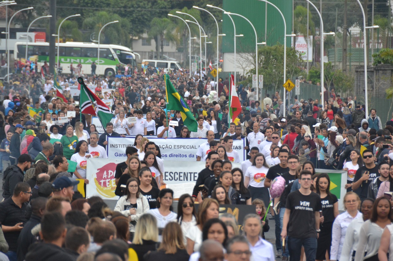 Desfile Cívico-Militar altera trânsito no dia 7 de Setembro em Criciúma
