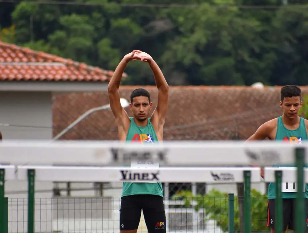 João Vitor Loch foi um dos medalhistas do atletismo | Foto: Divulgação/Secel