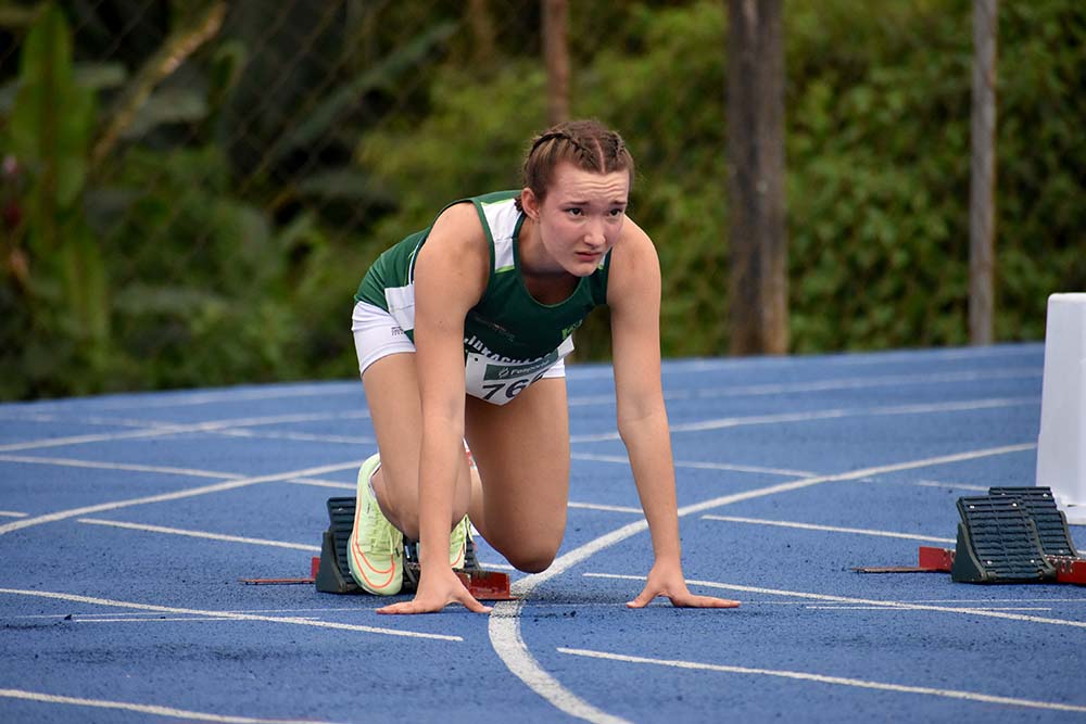 Natália Campregher ficou com o ouro nos 100m rasos | Foto: Divulgação/Secel