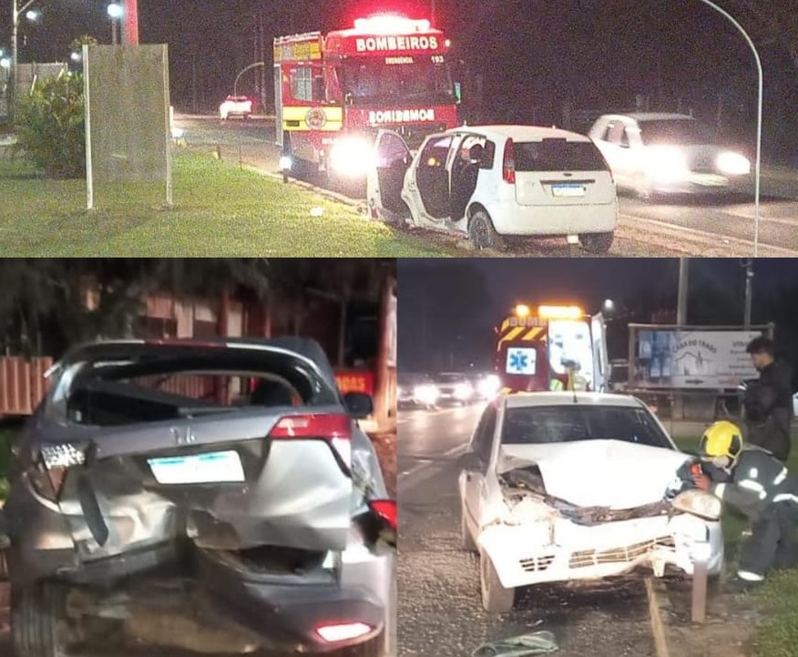 Em Içara acidente de trânsito deixa quatro feridos