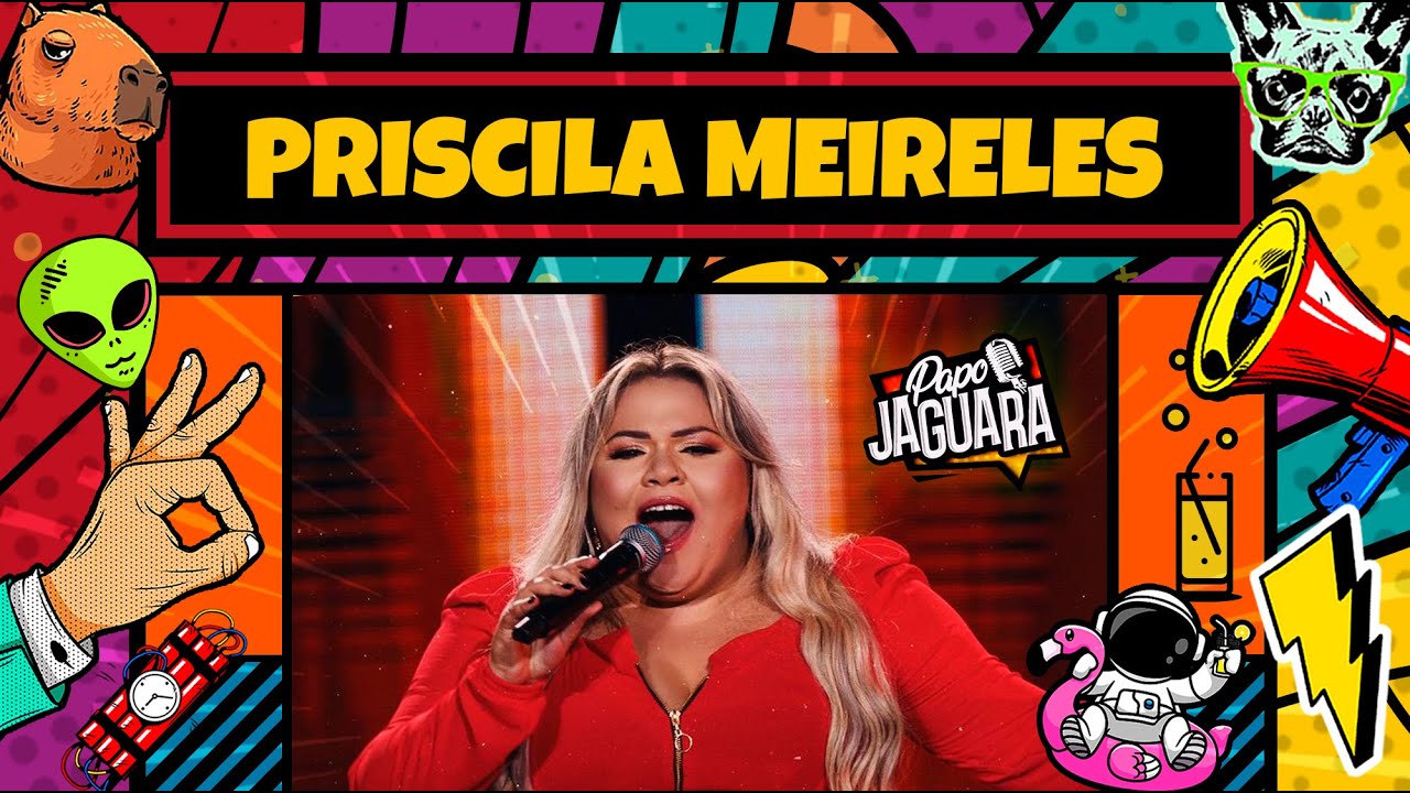 Priscila Meireles, do hit "Flores", canta e encanta no Papo Jaguara